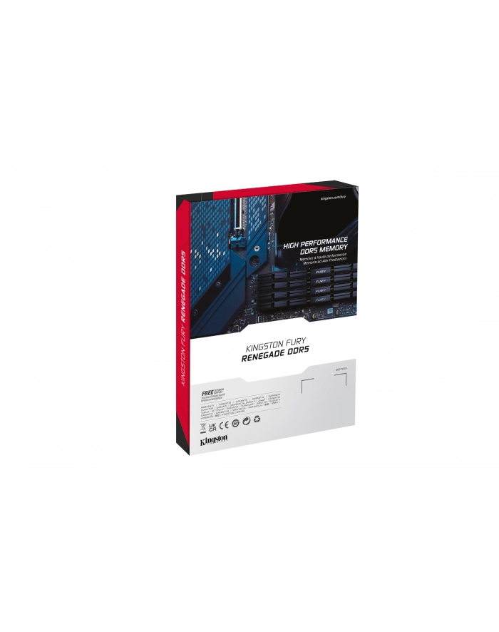 KINGSTON DDR5 32GB 7200MHz CL38 KITx2 FURY Renegade Silver XMP główny