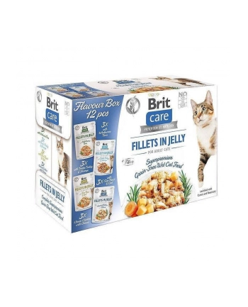 Brit Care Cat FJ Flavour Box in Jelly Pouch 12x85g
