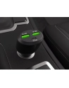 natec Ładowarka samochodowa Coney 2x USB 1x USB-C QC 3.0 Power Delivery 84W Czarna - nr 17