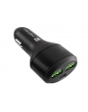 natec Ładowarka samochodowa Coney 2x USB 1x USB-C QC 3.0 Power Delivery 84W Czarna - nr 21