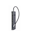 gembird Adapter USB-C 9w1, HDMI, USB-C PD, VGA, DP, USBx3, Audio, LAN - nr 25
