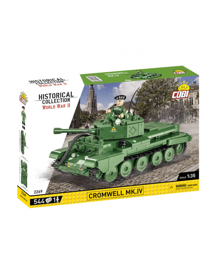 COBI 2269 Historical Collection WWII Czołg Cromwell Mk.IV 544 klocki główny