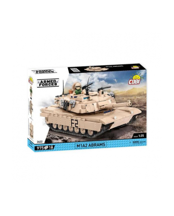 COBI 2622 Armed Forces Czołg M1A2 Abrams 975 klocków