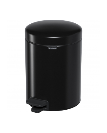 Brabantia Kosz Na Śmieci Pedałowy Newicon 5L Matowy Czarny (112928)
