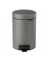 Brabantia Kosz Na Śmieci Pedałowy Newicon 3L Mineral Concrete Grey (126260) - nr 1