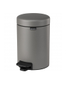 Brabantia Kosz Na Śmieci Pedałowy Newicon 3L Mineral Concrete Grey (126260) - nr 2