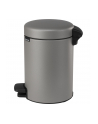 Brabantia Kosz Na Śmieci Pedałowy Newicon 3L Mineral Concrete Grey (126260) - nr 3