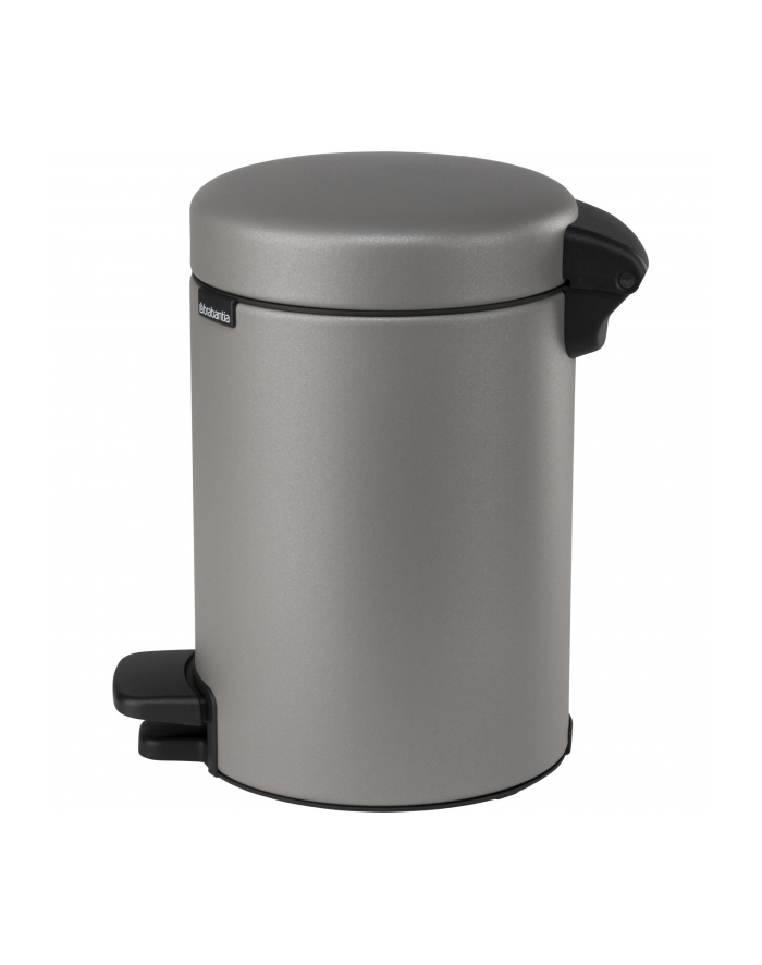Brabantia Kosz Na Śmieci Pedałowy Newicon 3L Mineral Concrete Grey (126260) główny