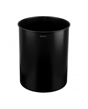 Brabantia Kosz Na Papier Gładki 15L Czarny Matowy