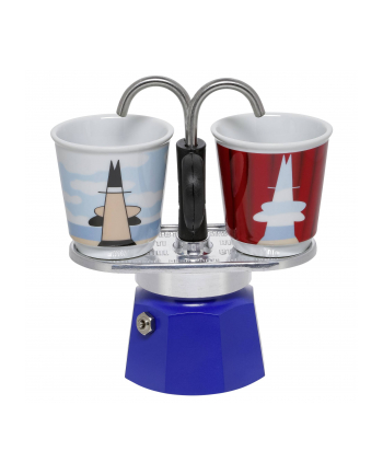 Bialetti Komplet Mini Express ''R'' 2 Tz Magrite + 2 Bicch. (1406)