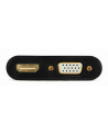 gembird Adapter HDMI męski do HDMI żeński + VGA żeński z audio i dodatkowym portem zasilania - nr 19