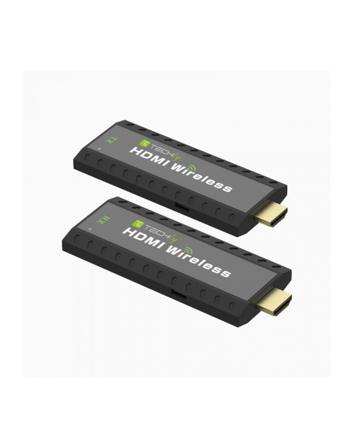 TECHLY Bezprzewodowy Extender HDMI 1080p 60Hz do 50m 5.8GHz Mini główny