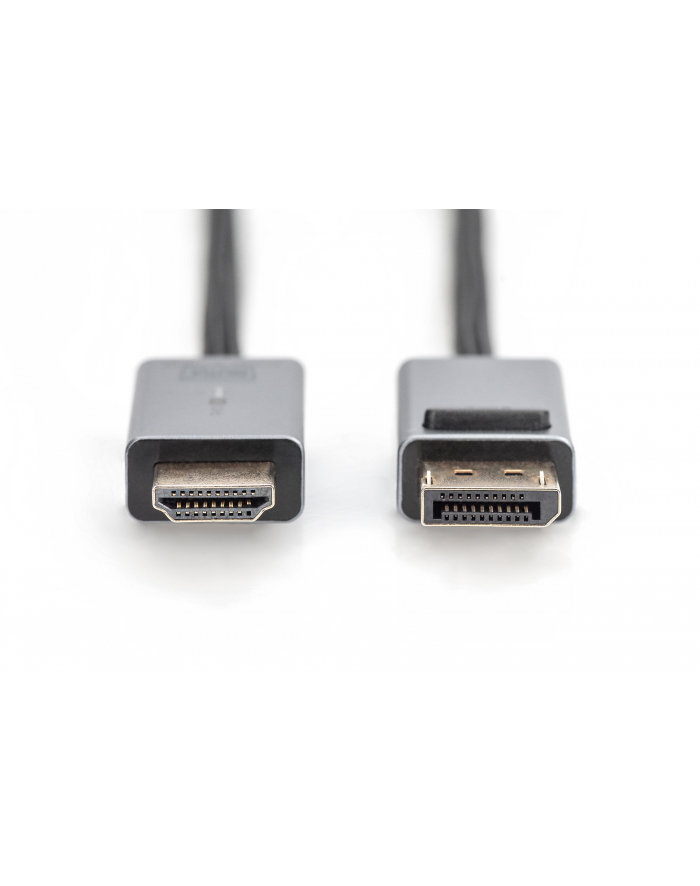 digitus Kabel adapter DisplayPort - HDMI 4K 30Hz DP/HDMI M/M 1m główny