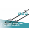 digitus Kabel adapter DisplayPort - HDMI 8K 60Hz DP/HDMI M/M 1,8m - nr 5