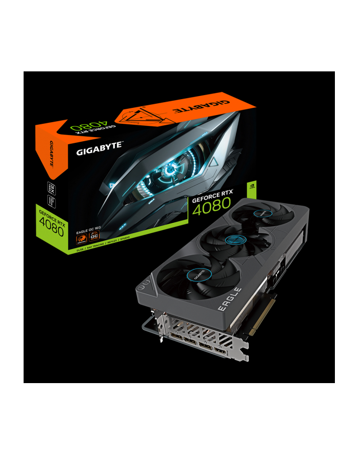 gigabyte Karta graficzna GeForce RTX 4080 16GB EAGLE OC GDDR6X 256bit 3DP/HDMI główny