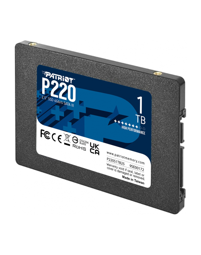 patriot memory PATRIOT P220 SATA 3 1TB SSD 550/500MB/s główny