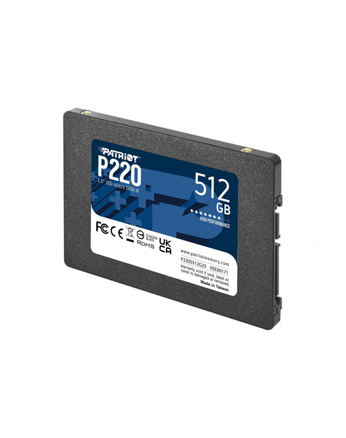 patriot Dysk SSD 512GB P220 550/500MB/s SATA III 2.5 cala główny