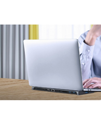 gembird Hub USB-C PD GbE VGA HDMI 3xUSB 3.1 czytnik kart SD