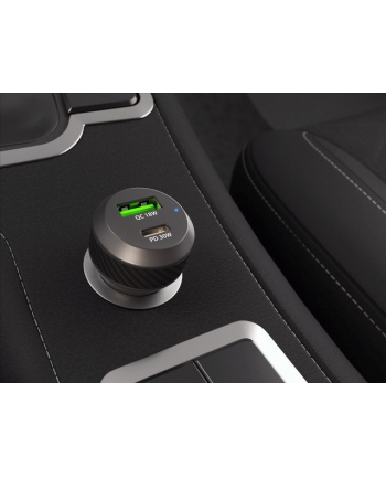 natec Ładowarka samochodowa Coney 2x USB 1x USB-C QC 3.0 Power Delivery 84W Czarna