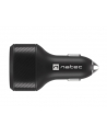 natec Ładowarka samochodowa Coney 2x USB 1x USB-C QC 3.0 Power Delivery 84W Czarna - nr 20