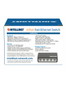 INTELLINET 5-Port Fast Ethernet Switch Desktop Size Plastic IEEE 802.3az Energy Efficient Ethernet Black - nr 15