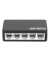 INTELLINET 5-Port Fast Ethernet Switch Desktop Size Plastic IEEE 802.3az Energy Efficient Ethernet Black - nr 1