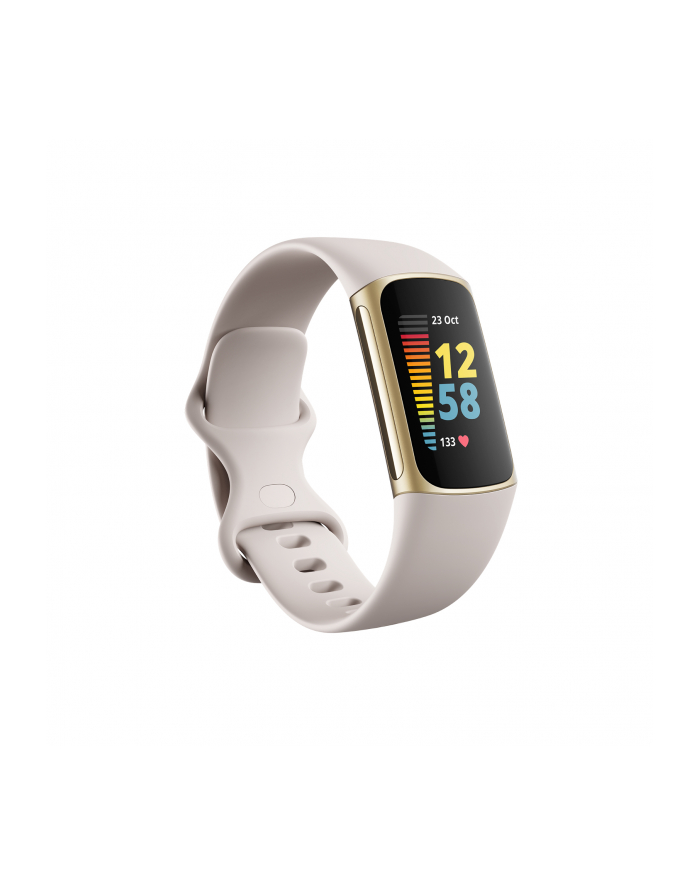 Fitbit Charge 5 OLED Wristband Activity Tracker moon Kolor: BIAŁY/soft gold główny