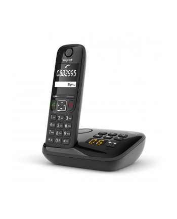 Gigaset AS690A D-ECT Cordless Phone with Answering Machine Kolor: CZARNY