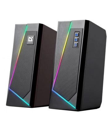 Głośniki Defender SOLAR 3 2.0 10W Bluetooth USB podświetlenie RGB