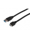 Kabel DIGITUS USB 3.1 Gen.1 SuperSpeed 5Gbps Typ USB A/microB M/M czarny 1m - nr 2