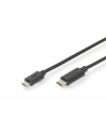 Kabel USB 2.0 DIGITUS HighSpeed Typ USB C/microUSB B M/M czarny 1,8m - nr 1