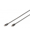 Kabel USB 2.0 DIGITUS HighSpeed Typ USB C/USB C M/M czarny 1,0m - nr 1