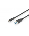 Kabel DIGITUS USB 3.1 Gen.2 SuperSpeed+ 10Gbps Typ USB C/A M/M, PD, czarny 1m - nr 1