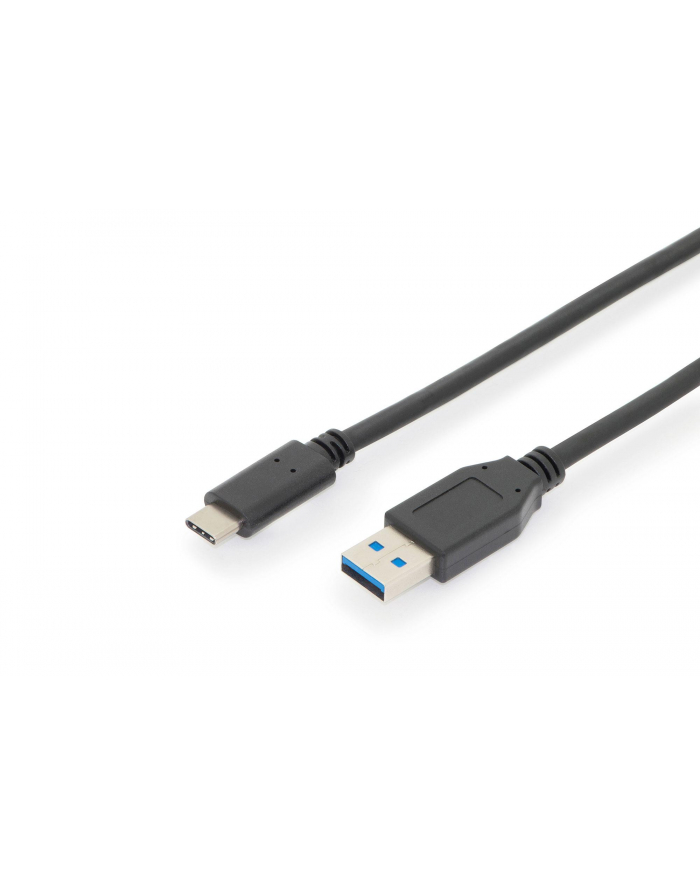 Kabel DIGITUS USB 3.1 Gen.2 SuperSpeed+ 10Gbps Typ USB C/A M/M, PD, czarny 1m główny