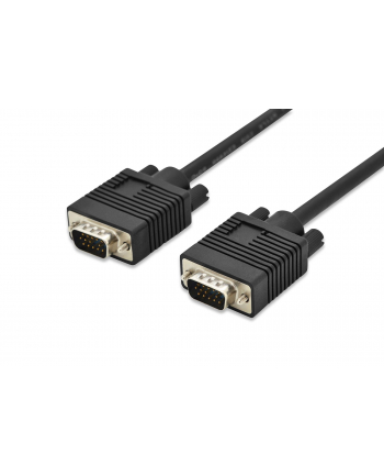 Kabel VGA DIGITUS AK-310103-018-S D-Sub 15-pin M/M 1,8m czarny