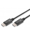 Kabel DisplayPort DIGITUS z zatrzaskami 1080p 60Hz FHD Typ DP/DP M/M czarny 15m - nr 1