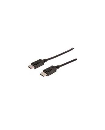 Kabel DisplayPort DIGITUS z zatrzaskami 1080p 60Hz FHD Typ DP/DP M/M czarny 5m