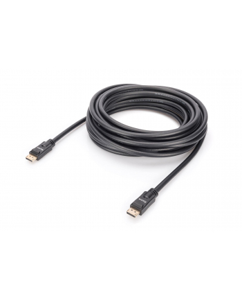 Kabel DisplayPort DIGITUS z zatrzaskami 4K 60Hz UHD Typ DP/DP M/M czarny 15m