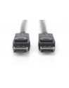 Kabel DisplayPort DIGITUS z zatrzaskami 8K 30Hz UHD Typ DP/DP M/M czarny 2m - nr 7