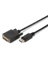 Kabel adapter DIGITUS DisplayPort z zatrzaskiem 1080p 60Hz FHD Typ DP/DVI-D (24+1) M/M 2m - nr 5