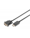 Kabel adapter DIGITUS DisplayPort z zatrzaskiem 1080p 60Hz FHD Typ DP/DVI-D (24+1) M/M 2m - nr 1