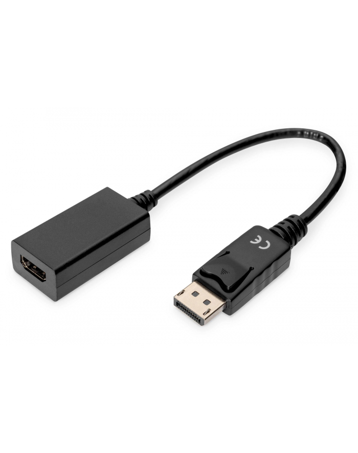 Kabel adapter DIGITUS DisplayPort, DP-HDMI typA, M/Ż 0,15m główny