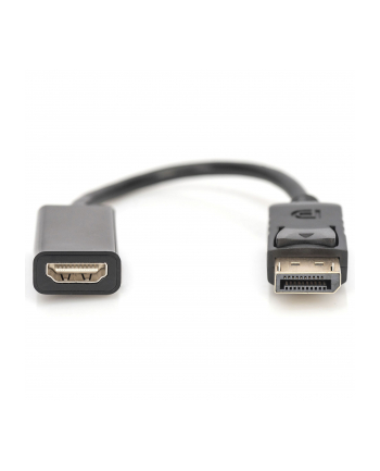 Kabel adapter DIGITUS DisplayPort, DP-HDMI typA, M/Ż 0,15m