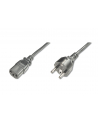 Kabel zasilający DIGITUS AK-440110-012-S Schuko prosty/IEC C13 M/Ż 1,2m - nr 1