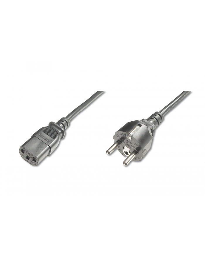 Kabel zasilający DIGITUS AK-440110-012-S Schuko prosty/IEC C13 M/Ż 1,2m główny