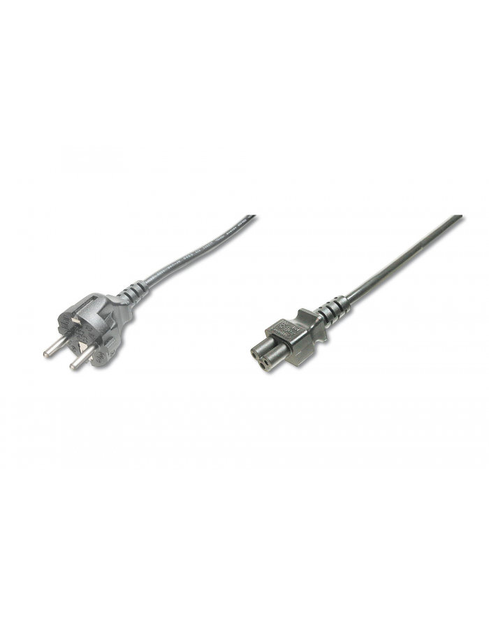 Kabel zasilający DIGITUS AK-440115-008-S Schuko prosty/IEC C5, M/Ż 0,75m główny