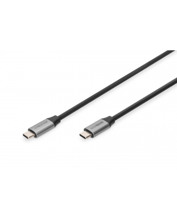 Kabel USB 3.0 DIGITUS PREMIUM 60W/5Gbps Typ USB C/USB C M/M czarny 0,5m
