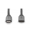 Kabel przedłużający USB 3.0 DIGITUS PREMIUM 60W/5Gbps Typ USB C/USB C Ż/M czarny 1m - nr 2