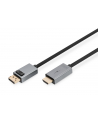 Kabel adapter DIGITUS PREMIUM DisplayPort - HDMI 4K 30Hz DP/HDMI M/M 1.8m - nr 1