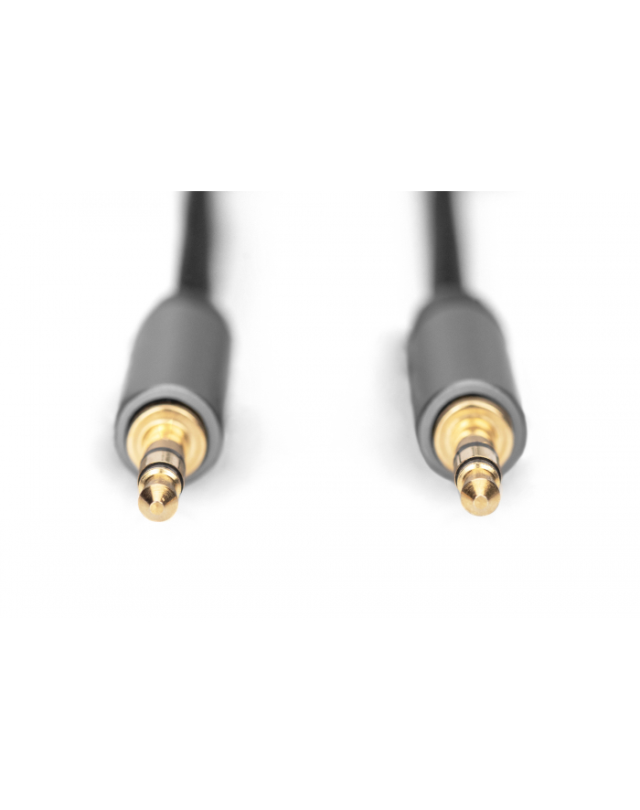 Kabel połączeniowy audio DIGITUS PREMIUM MiniJack Stereo Typ 3.5mm/3.5mm M/M nylon 1m główny